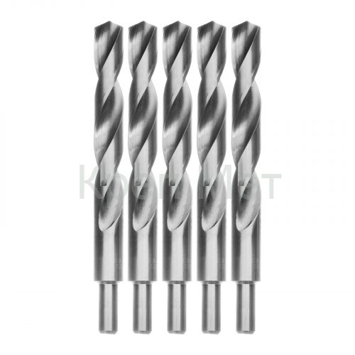 Сверло по металлу, 20 мм, полированное, HSS, 5 шт, цилиндрический хвостовик Matrix