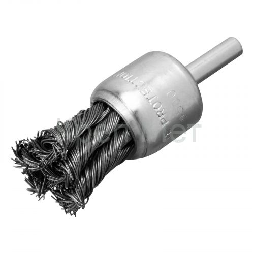 Щетка для дрели, 25 мм, "чашка" со шпилькой, крученая металлическая проволока Matrix