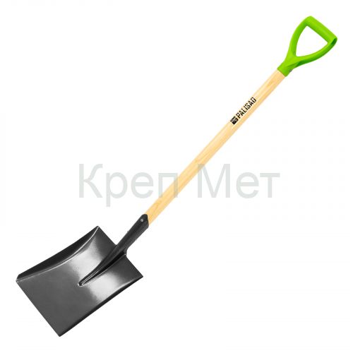 Лопата совковая, 250х295х1150 мм, деревянный лакированный черенок Palisad