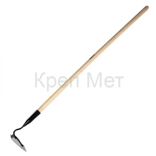 Мотыга стальная, 170 х 60 х 1300 мм, деревянный черенок, Сибртех
