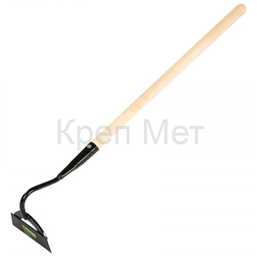 Мотыга стальная усиленная, 150 х 45 х 860 мм, деревянный черенок, Сибртех