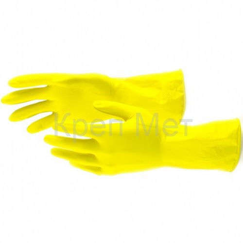 Перчатки хозяйственные латексные, XL, Сибртех