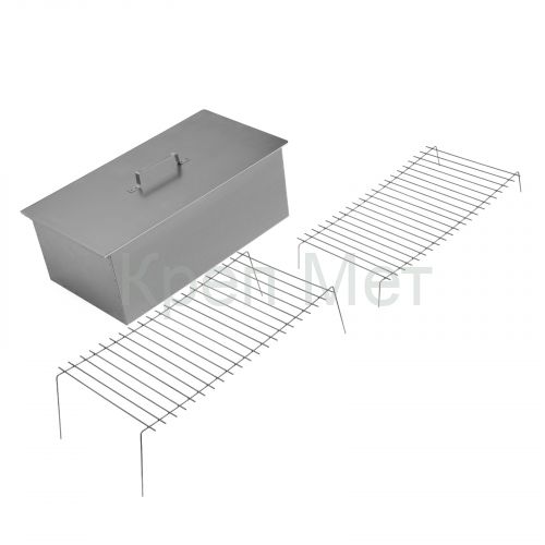 Коптильня двухъярусная большая 600 х 320 х 250 мм, 0.8 мм, с поддоном, Camping Palisad