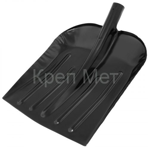 Лопата для уборки снега стальная эмалированная, 330 х 365 мм, без черенка, Сибртех