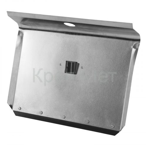 Лопата для уборки снега тротуарная, алюминиевая, 500 х 400 мм, без черенка, Сибртех