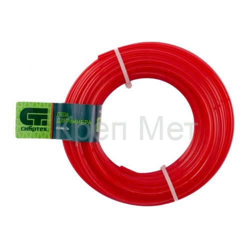 Леска для триммера семь граней, 4.0 мм х 10 м, Сибртех