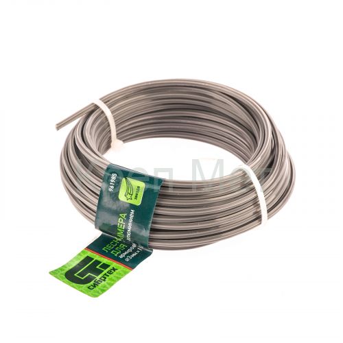 Леска для триммера звезда, армированная алюминием, 3.0 мм х 10 м, Сибртех