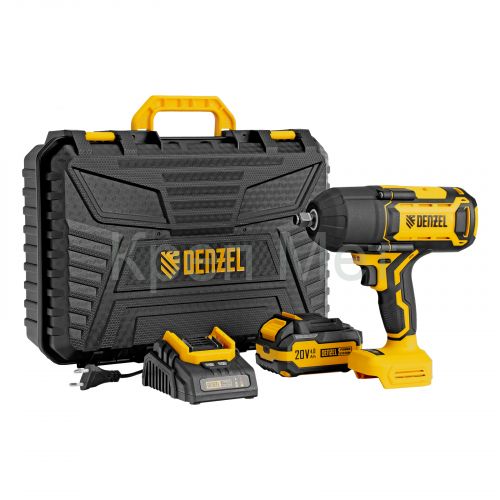 Гайковерт ударный аккумуляторный бесщет. CIWH-BL-20-1000, Li-Ion, 20 В// Denzel