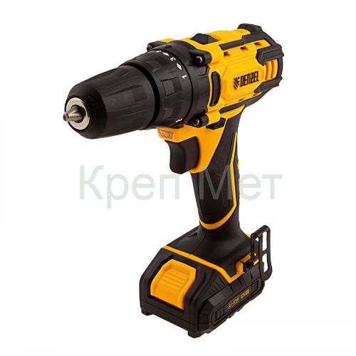 Дрель-шуруповерт аккумуляторная CDL-12-01CB, Li-Ion, 12 В, 1 акк. Denzel