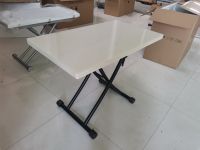 Стол-трансформер В 2219 S-8R стекло Cream