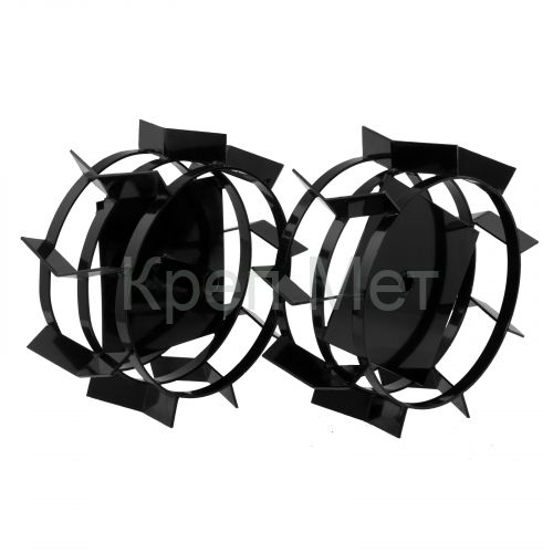 Грунтозацепы 380/160 мм, посадка шест. 23 мм, комплект 2 шт Denzel