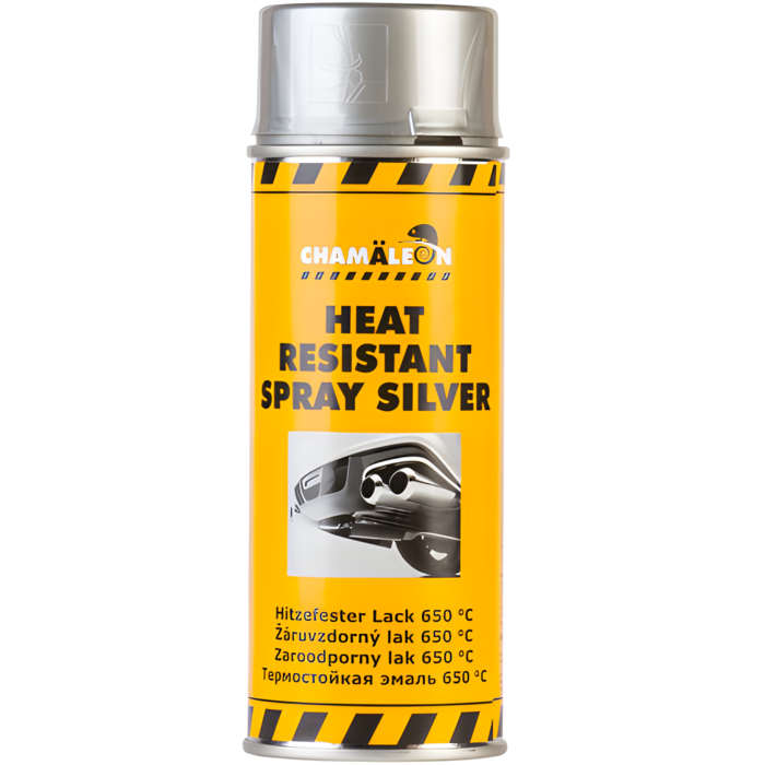 Chamaeleon Эмаль термостойкая серебристая, объем 0,4л.
