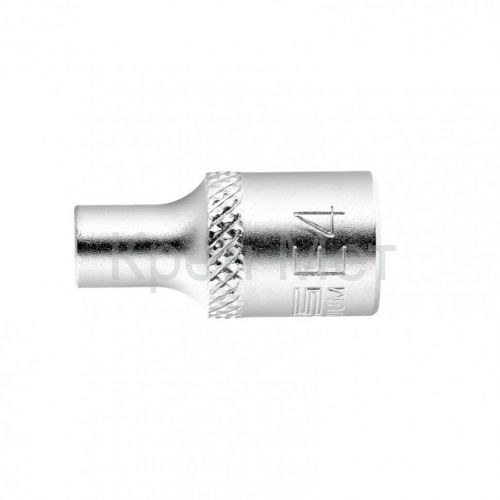 Головка торцевая 1/4, Е4, CrV Stels