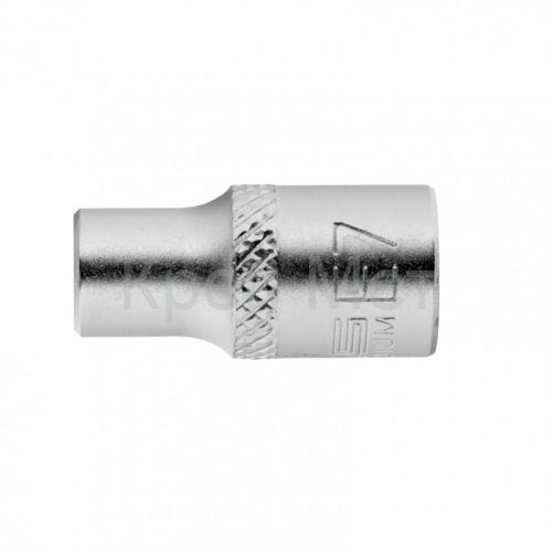 Головка торцевая 1/4, Е7, CrV Stels