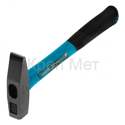 Молоток слесарный, 400 г, квадратный боек, фибергласовая обрезиненная рукоятка Gross