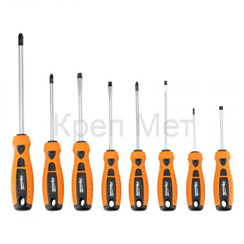 Набор отверток, СrV, в пластмассовом боксе, 8 шт, Sparta