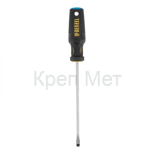Отвертка SL5x150 мм, CrV, трехкомпонентная рукоятка Denzel