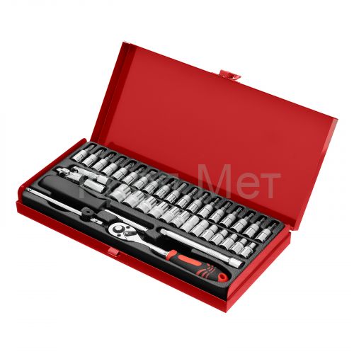 Набор инструментов, 1/4", 38 предметов Matrix