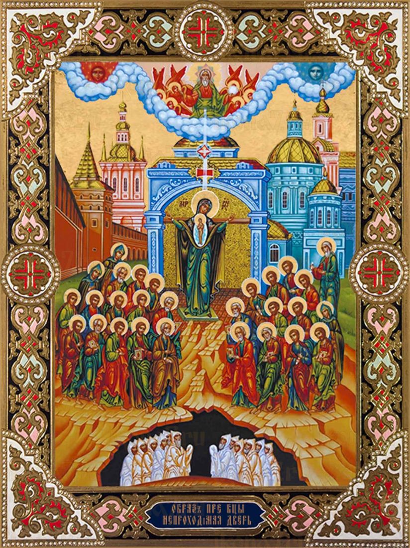 Непроходимая дверь икона Божией Матери (Премиум UV-печать)(ЮДД-526)