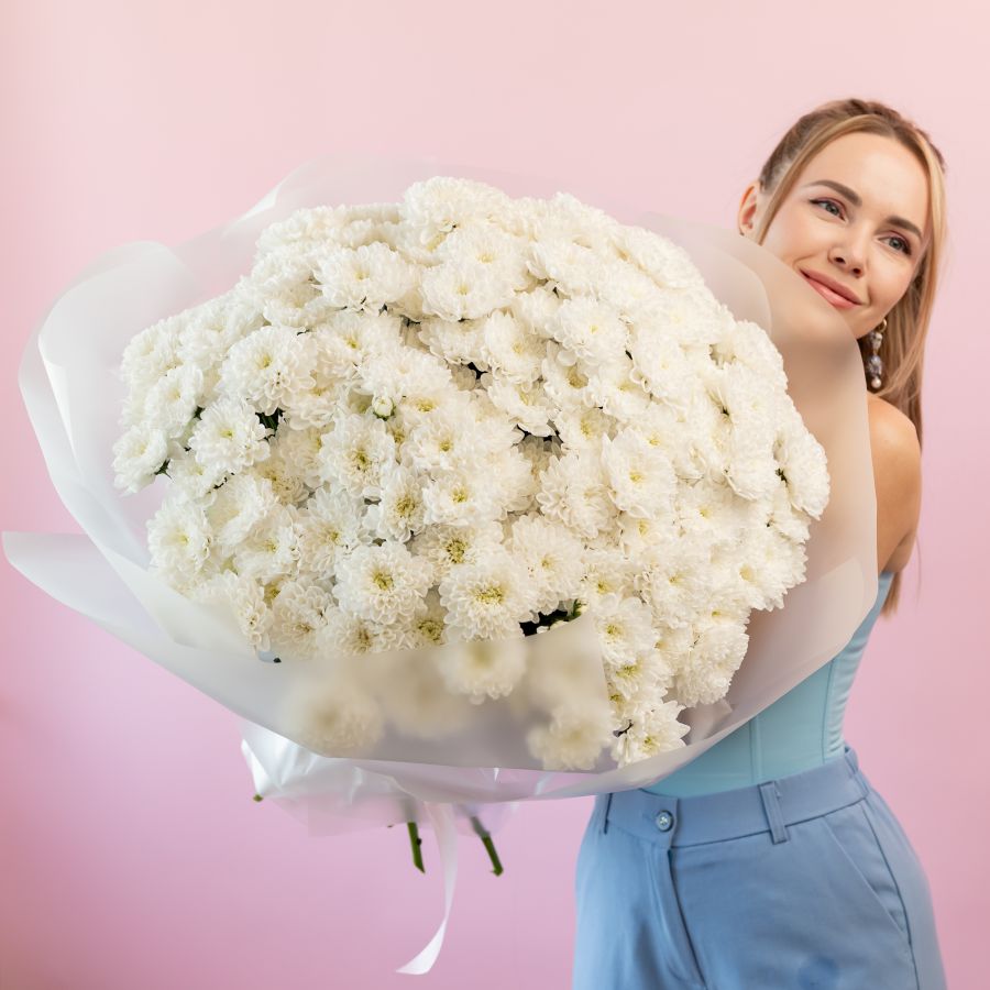 25 хризантем (сорт Алтай)