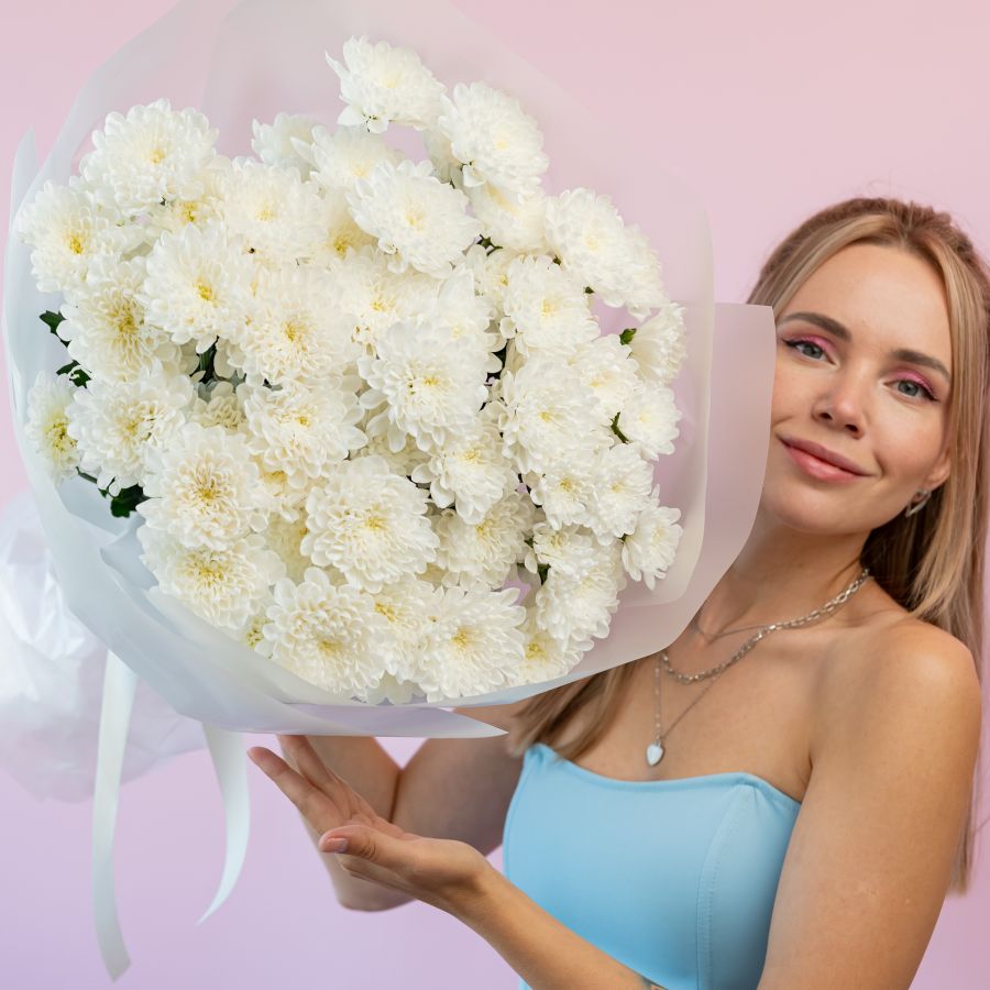 9 хризантем (сорт Алтай)