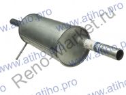 Глушитель алюм. сталь Renault Logan-I