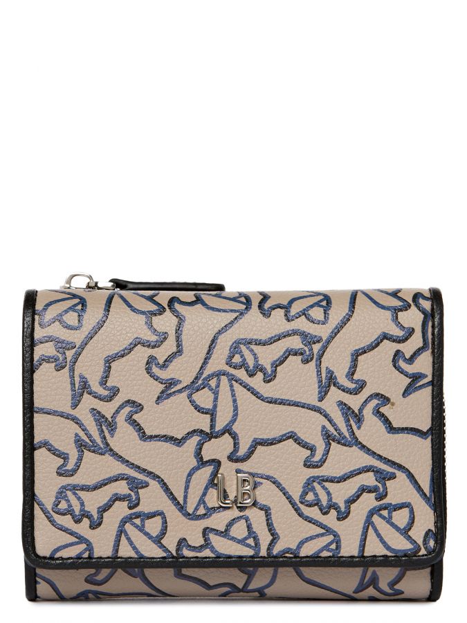 Кошелёк LABBRA L154-890-6 beige/black