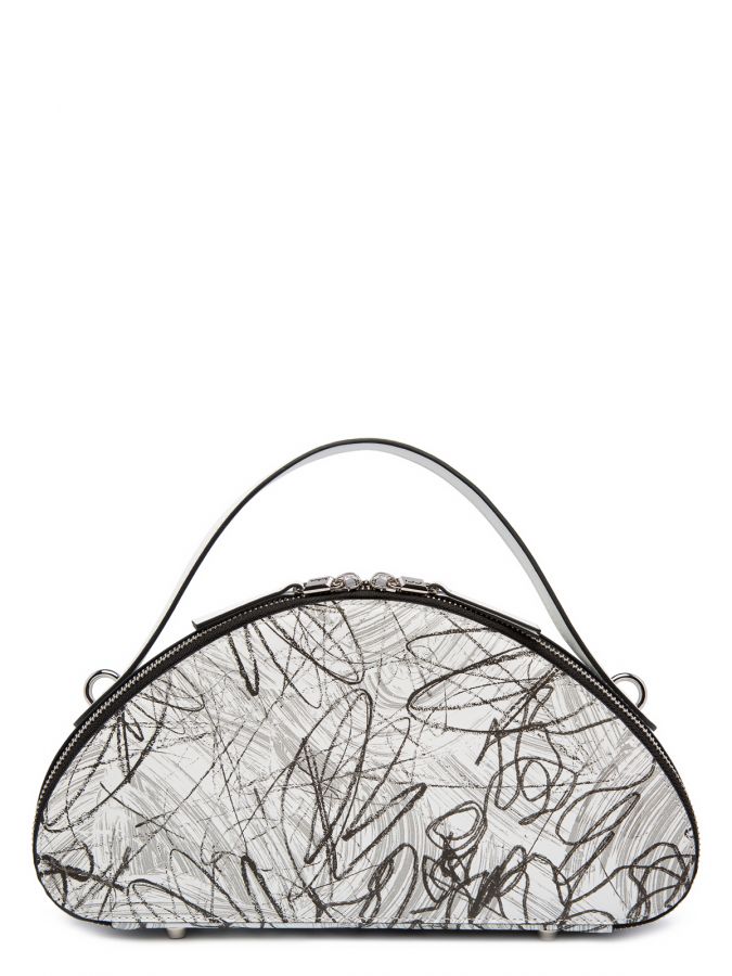 Сумка через плечо ELEGANZZA Z9644-9156 white/black Сумка через плечо ELEGANZZA Z9644-9156 white/black