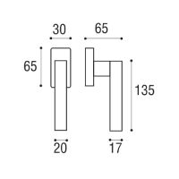 Оконная ручка Sicma Diamond схема