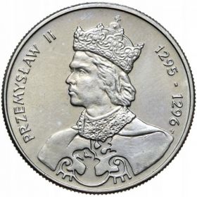 Король Пшемыслав II (1257-1296)  100 злотых  Польша 1985