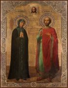 Икона Анна Кашинская и Михаил Тверской (Премиум UV-печать)(ЮДД-569)