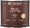 Масло для Террас Master Good 2л Деревозащитное, Бесцветный, Палисандр, Орех, Тик для Внутренних и Наружных Работ / Мастер Гуд