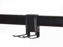 Крюк GSH56BK - малый двойной L-образный Чёрный