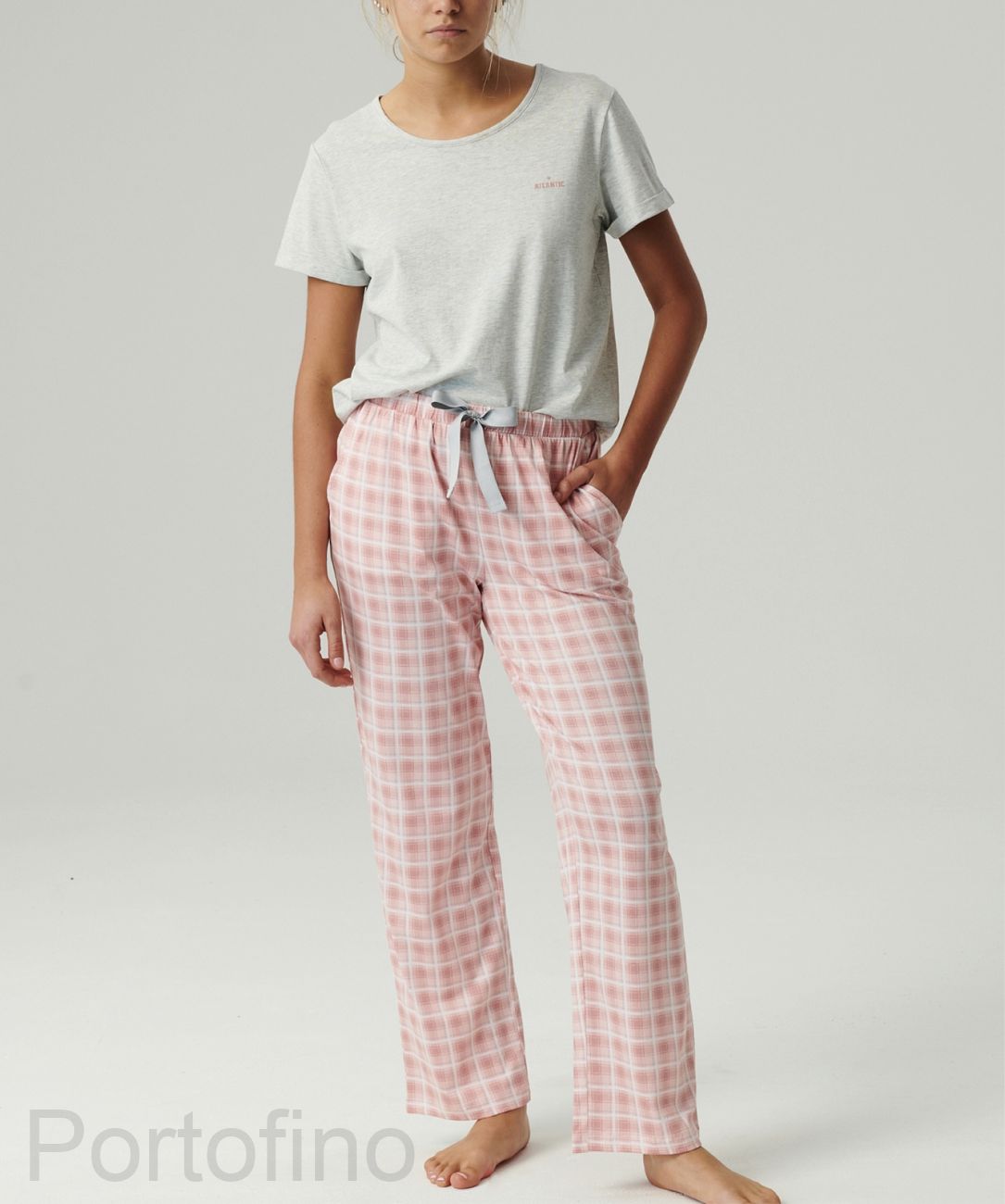 NLP-494 Пижама женская хлопок-модал Check Atlantic