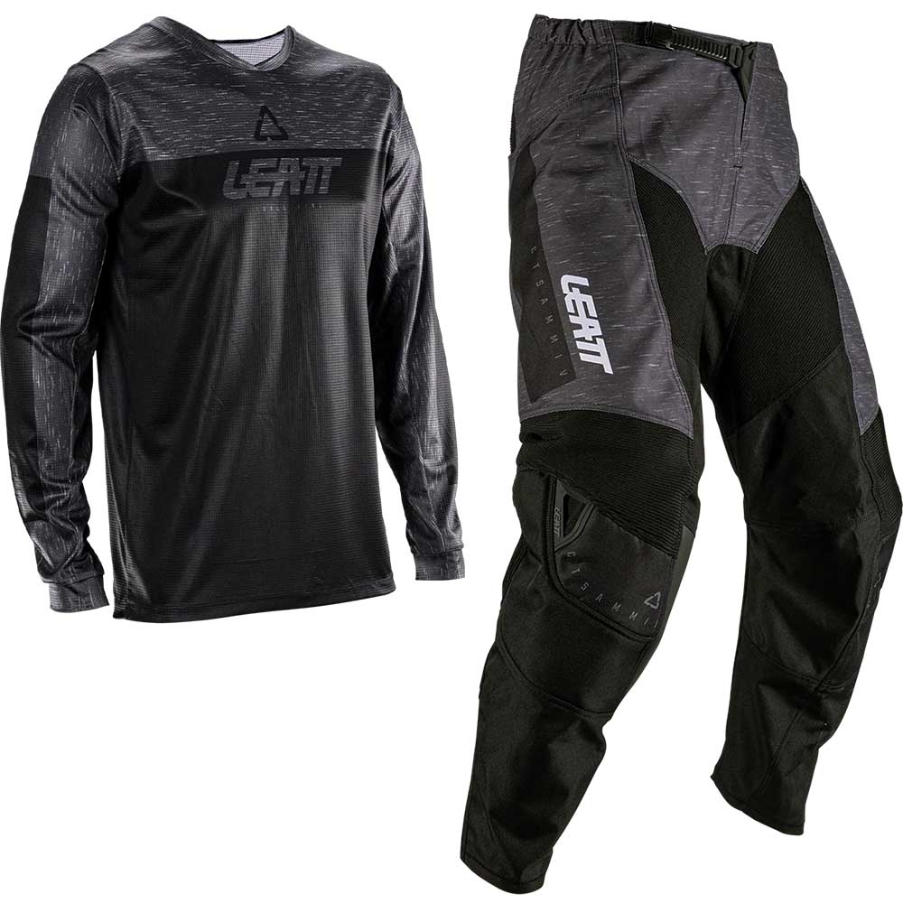 Leatt Moto 3.5 Ride Kit Stealth (2026) джерси и штаны для мотокросса