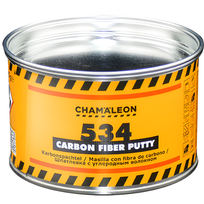 Chamaeleon Шпатлевка с углеродным волокном (вкл.отвердитель), объем 1кг.