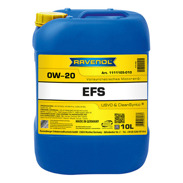 Ravenol EFS 0W-20, 10л