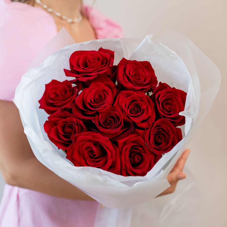 Красные розы от 7 шт (60см)