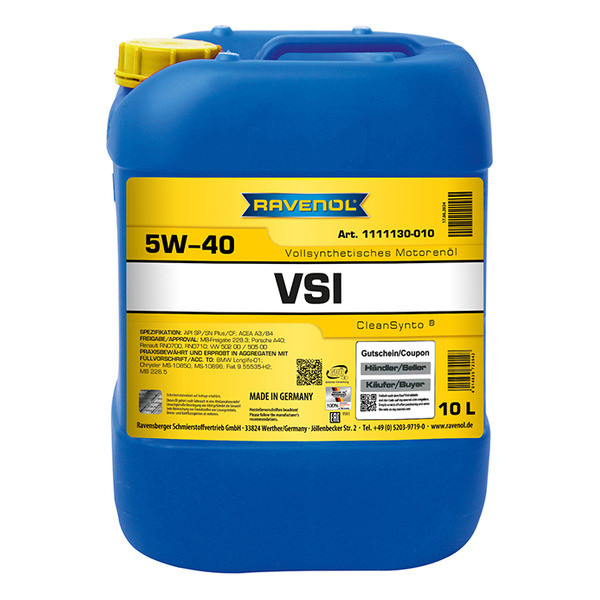 Ravenol VSI 5W-40, 10л