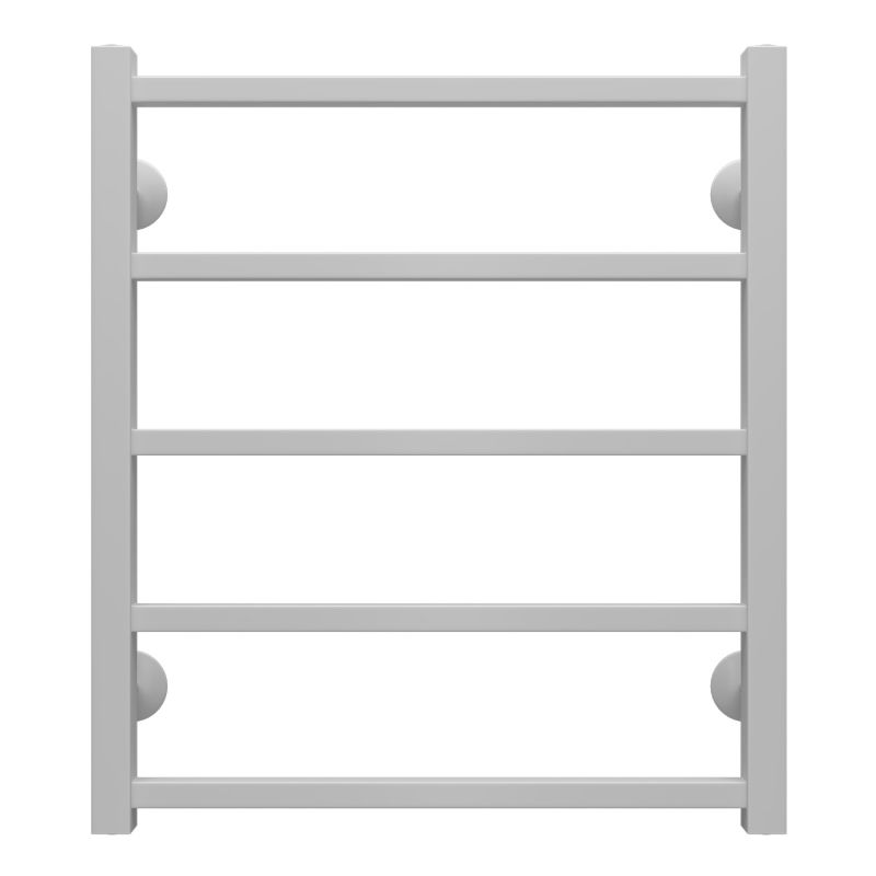 Полотенцесушитель водяной AZARIO ANCONA 500/600 квадрат, 5 секций, белый AZ83876W