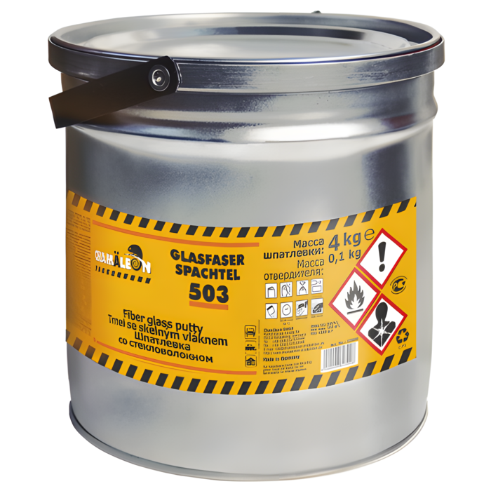 Chamaeleon Шпатлевка со стекловолокном (вкл.отвердитель), объем 4,1кг.