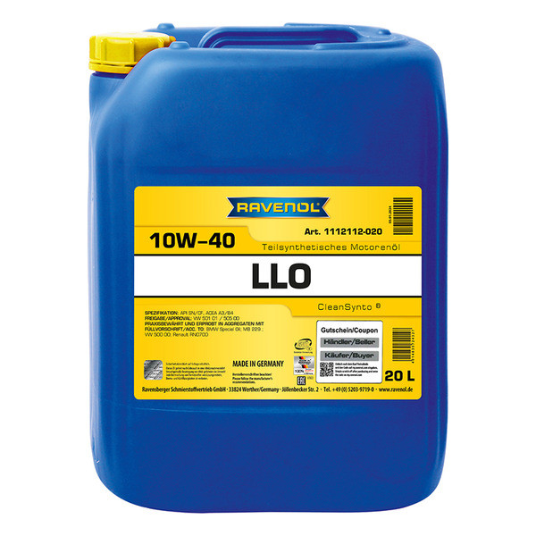 Ravenol LLO 10W-40, 20л