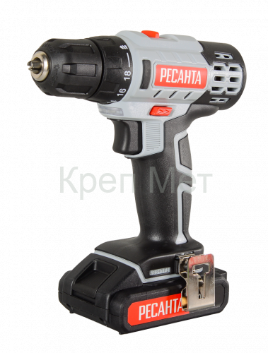 Дрель-шуруповерт аккумуляторная Ресанта ДА-50Л2-18А