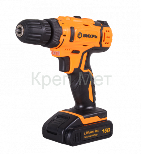 Дрель-шуруповерт Вихрь ДА-16Л-2К (2,0 А/ч)