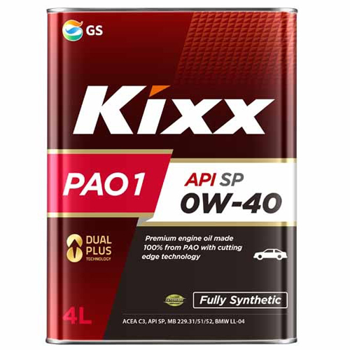 Kixx PAO 1 0W-40, 4л