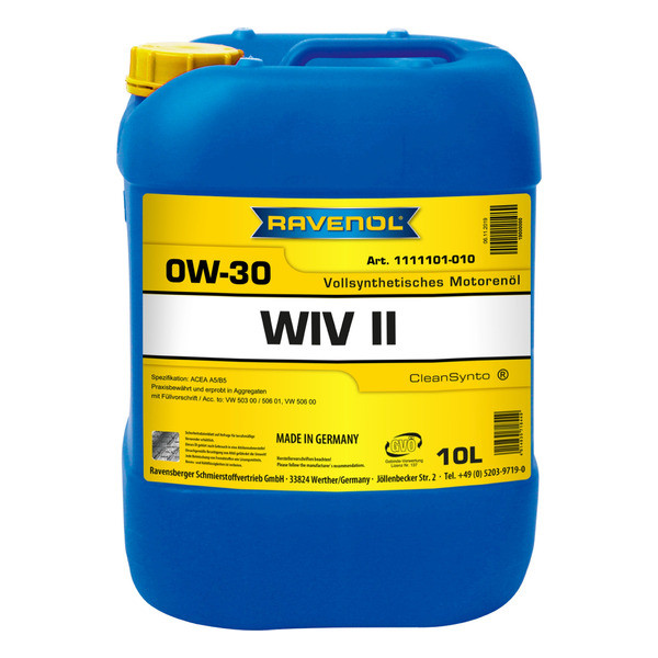 Ravenol WIV II 0W-30, 10л
