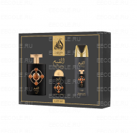 Набор Lattafa Giftset Al Qiam Gold 3pc