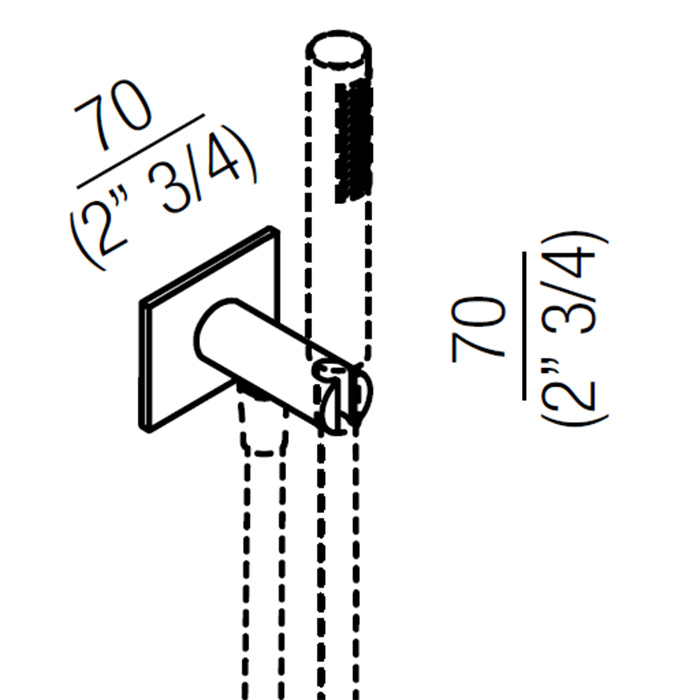 Держатель для ручного душа Agape Memory ARUB1074S ФОТО