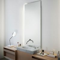 Прямоугольное зеркало Agape Nudo LED ASPE1008 100x80 см с подсветкой схема 1