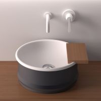 Полка для ванной настольная Agape Vieques AVIE0556I 13x25x3 см схема 1